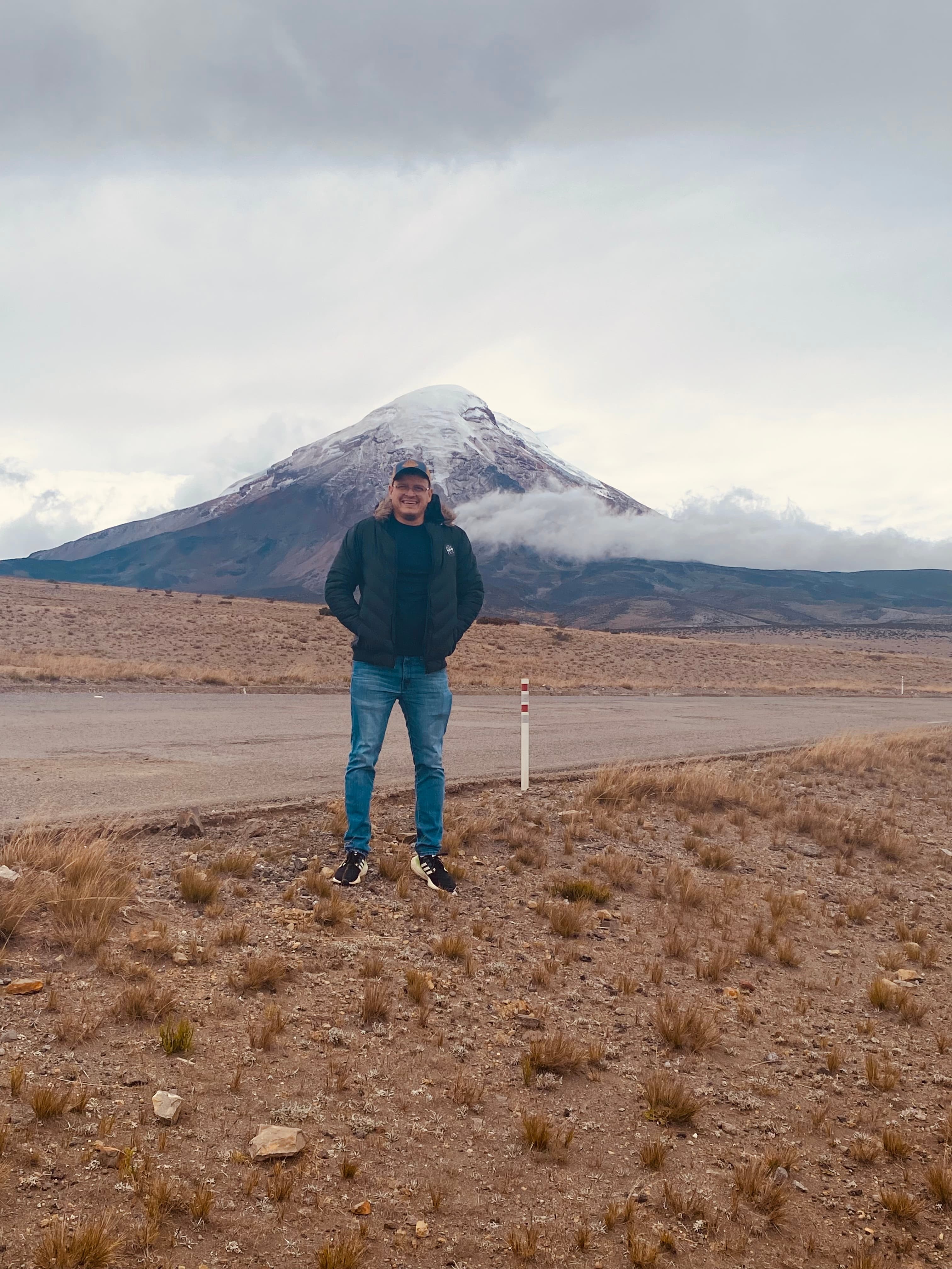 Josue outdoors on Chimborazo